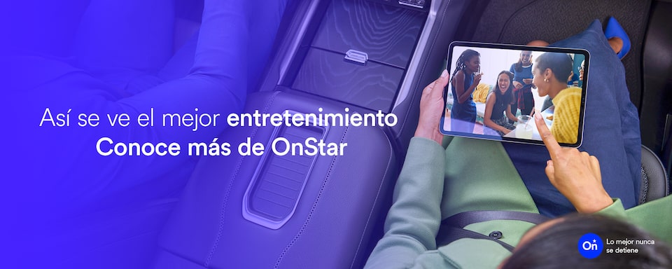 Con OnStar tienes mejores trayectos para ti y tus pasajeros. Descúbrelo.